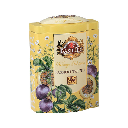 Nápoje - Čaj Basilur Vintage Blossoms Passion Tropica dóza 100g