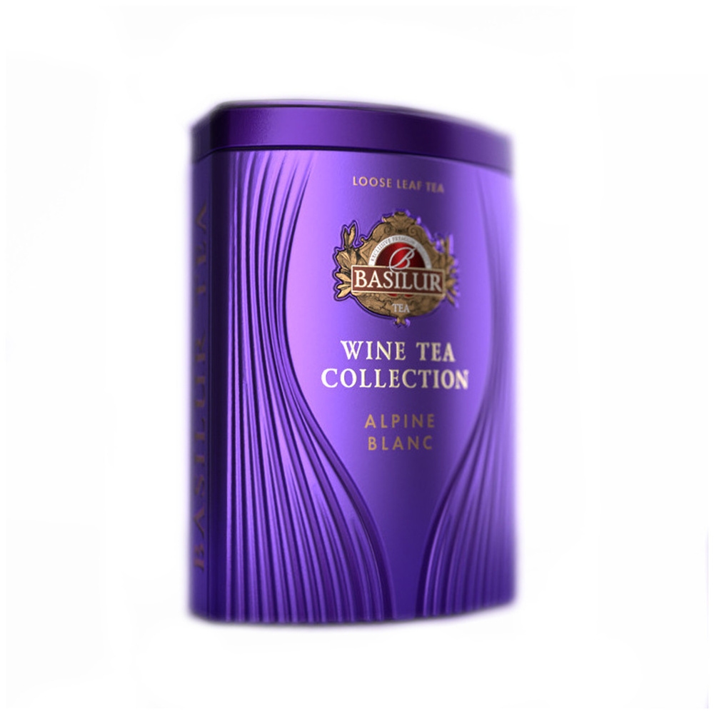 Nápoje - Čaj Basilur Wine Tea Alpine Blanc dóza 75g