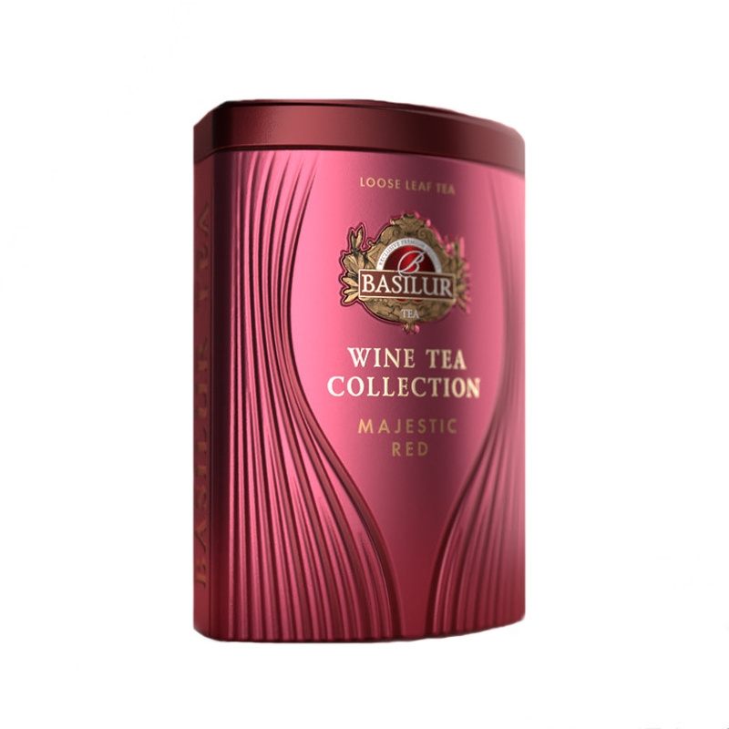 Nápoje - Čaj BASILUR Wine Tea Majestic Red dóza 75g