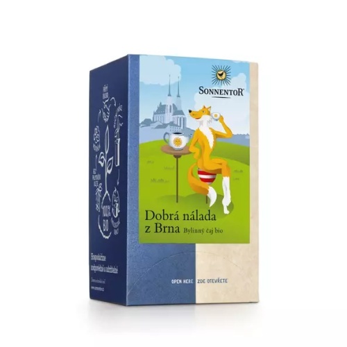 Nápoje - Čaj bylinný BIO Dobrá nálada z Brna porcovaný 27g