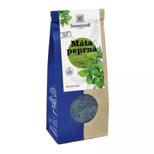 Nápoje - Čaj bylinný  BIO Máta peprná sypaný 50g