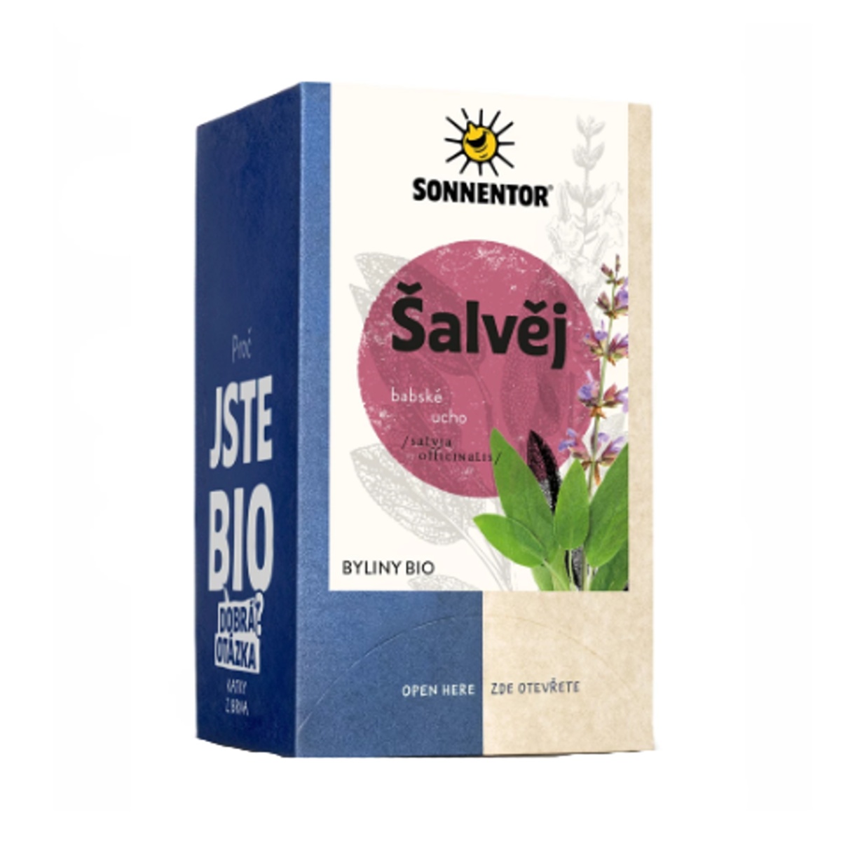 Nápoje - Čaj bylinný Bio šalvěj porcovaný 18g