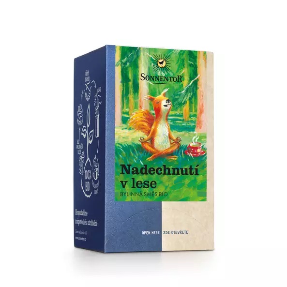 Nápoje - Čaj bylinný Nadechnutí v lese porcovaný 18x1,5g  Sonnentor