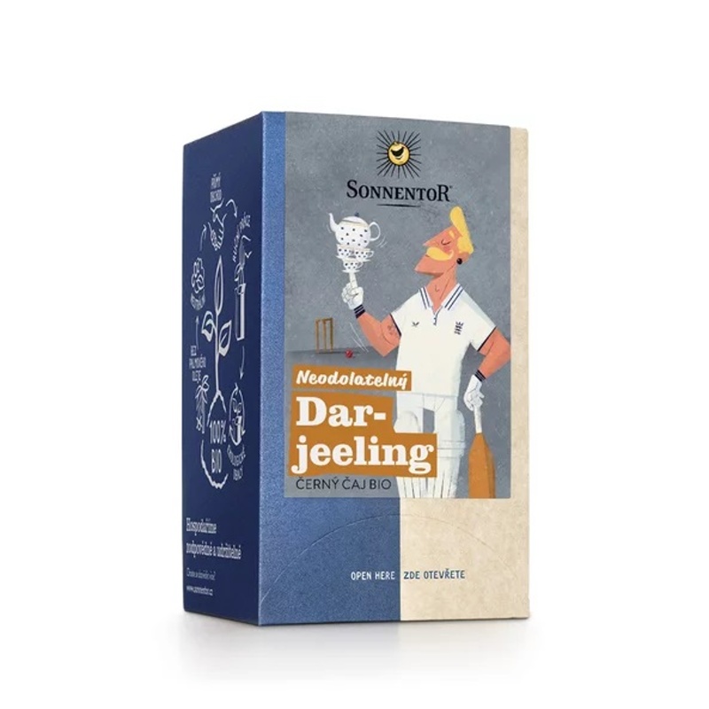 Nápoje - Čaj černý BIO Darjeeling porcovaný 18x1,5g Sonnentor