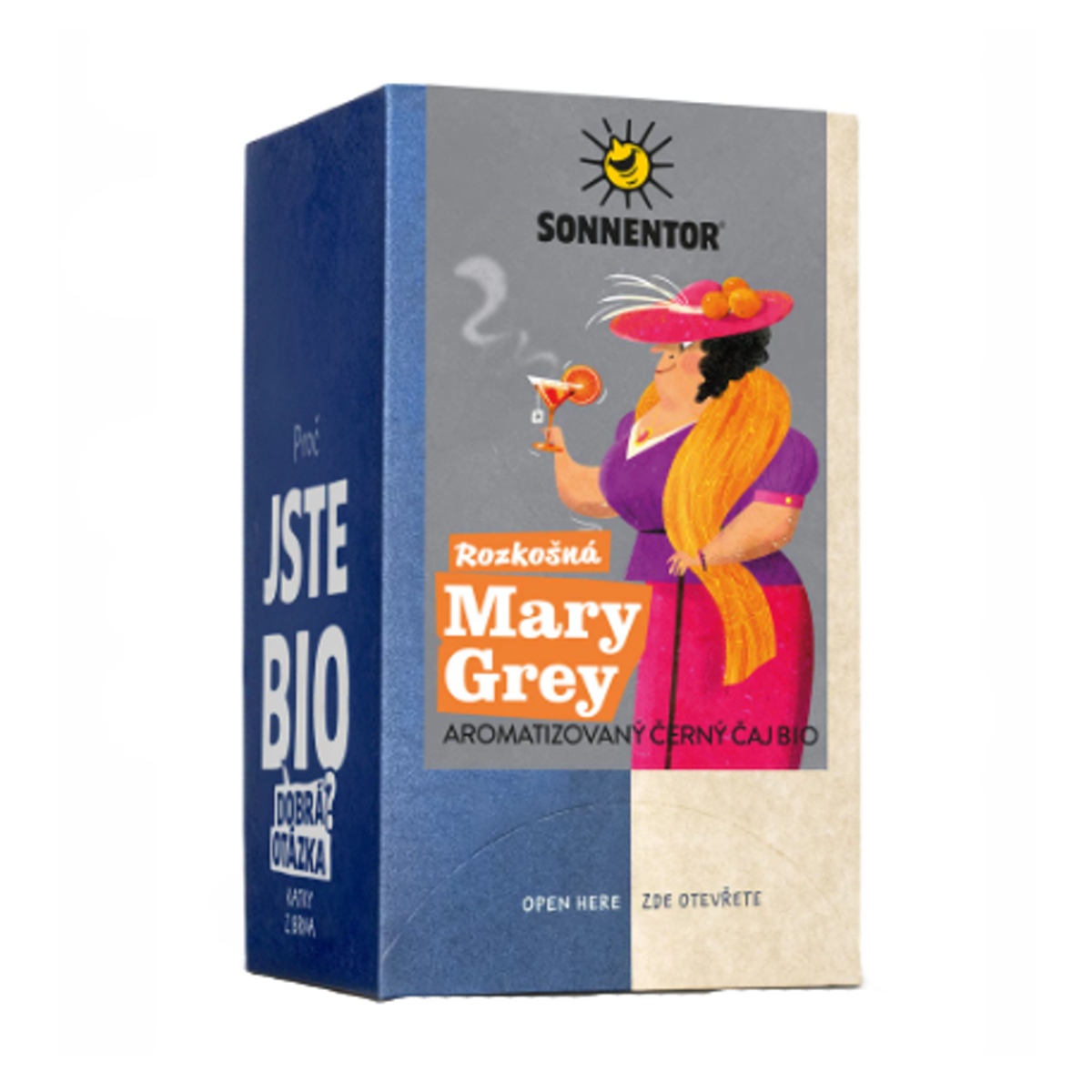 Nápoje - Čaj černý Rozkošná Mary Grey porcovaný 18x1,5g, Sonnentor