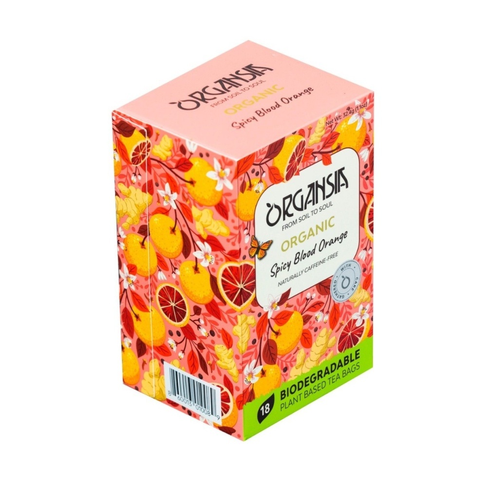 Nápoje - Čaj ORGANSIA BIO Spicy Blood Orange 18x1,8g