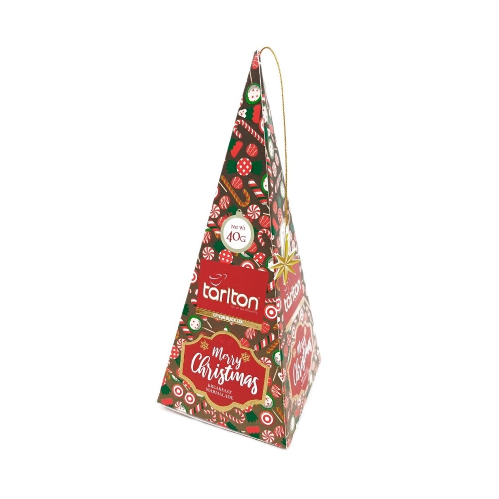 Nápoje - Čaj TARLTON Black Merry Christmas Breakfast Marmalade 40g