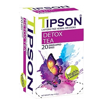Nápoje - Čaj TIPSON Health Teas Detox Tea 20x1,3g