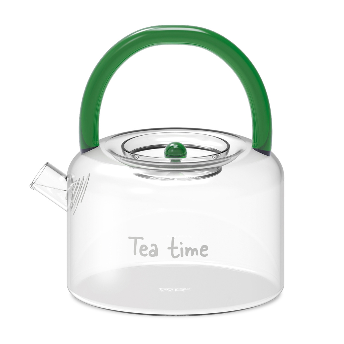 Čajové konvice - Čajová konvice TEA TIME z borosilikátového skla 0,9 litru