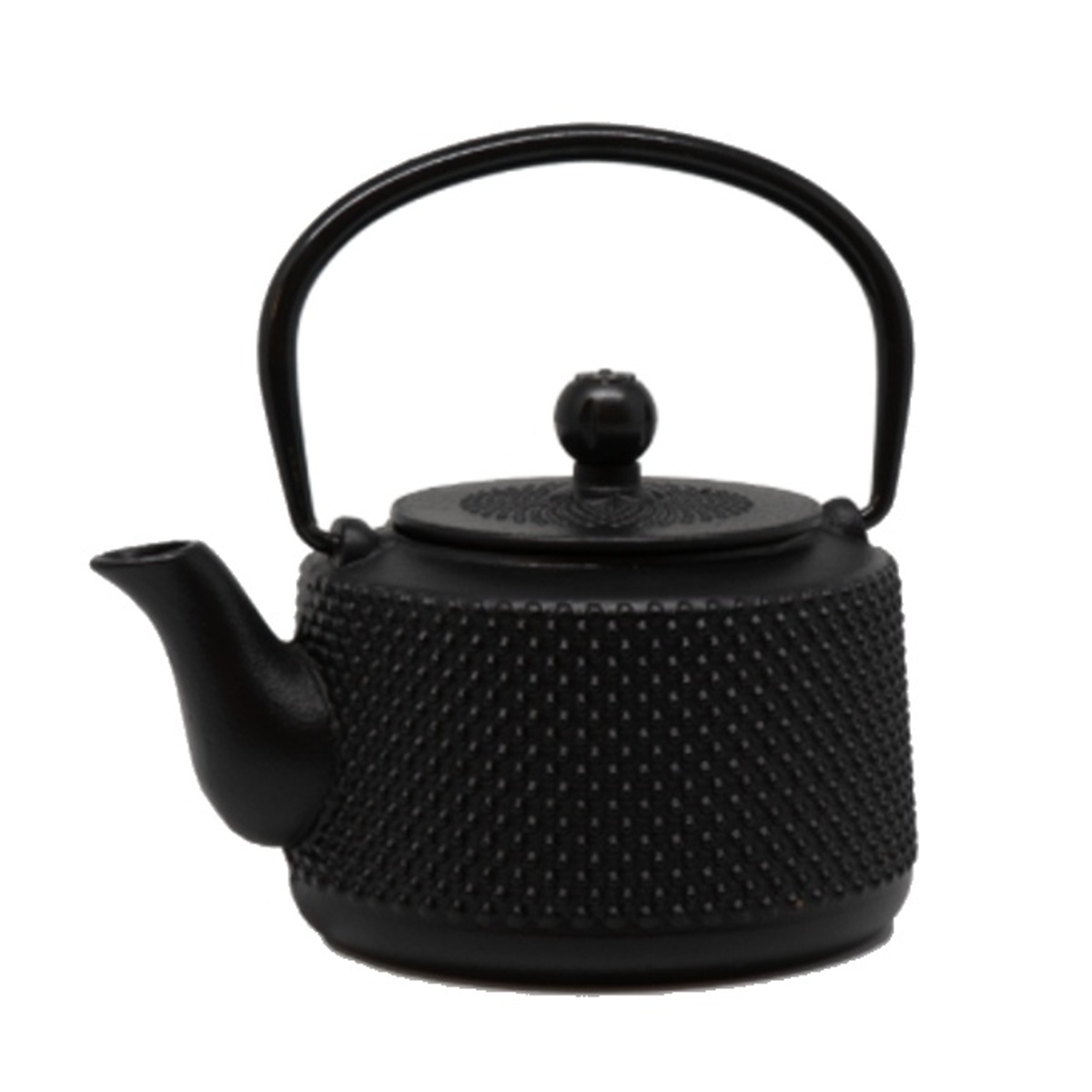 Čajové konvice - Čajová litinová konvice antracitová 0,8 litru