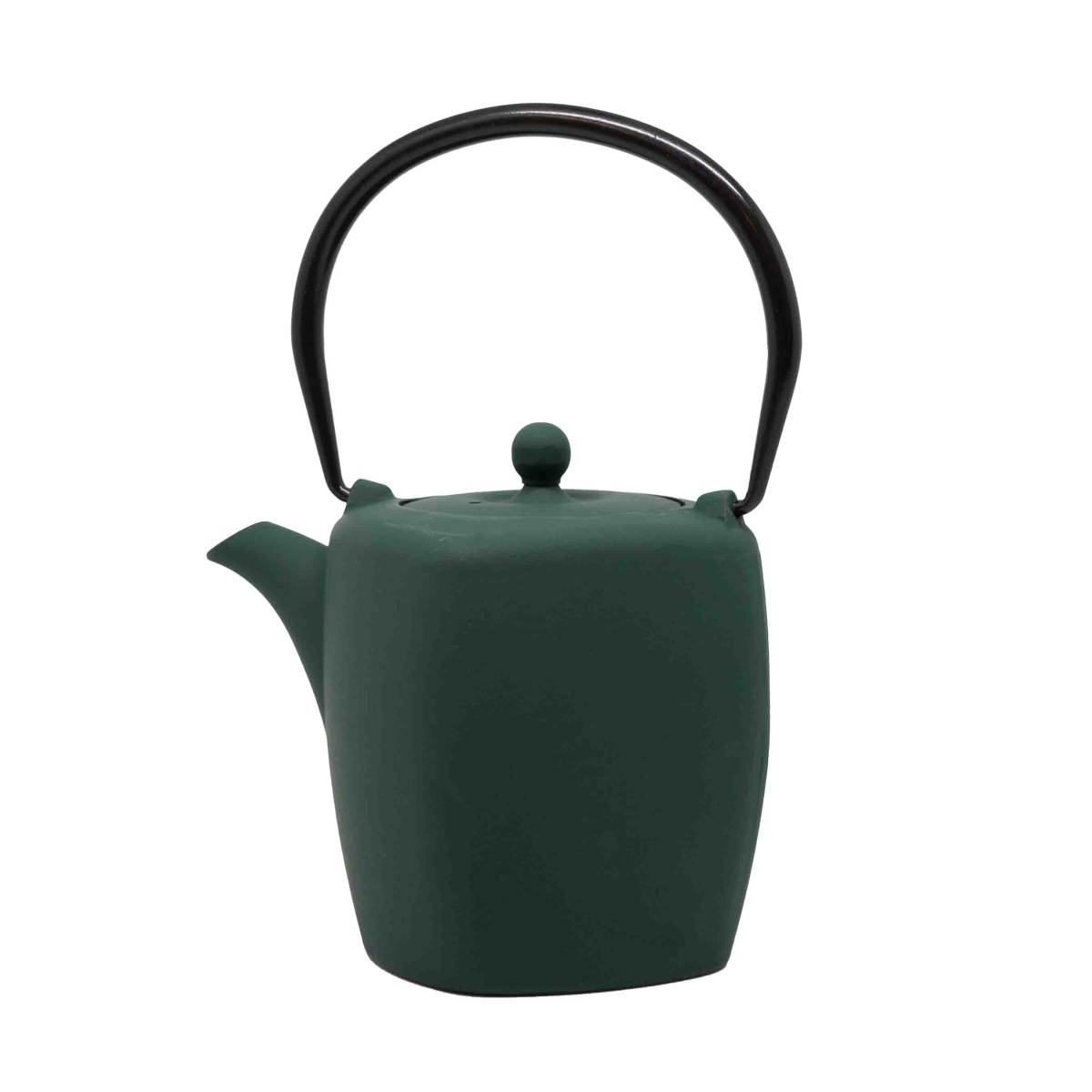 Čajové konvice - Čajová litinová konvice zelená 1,3 litru