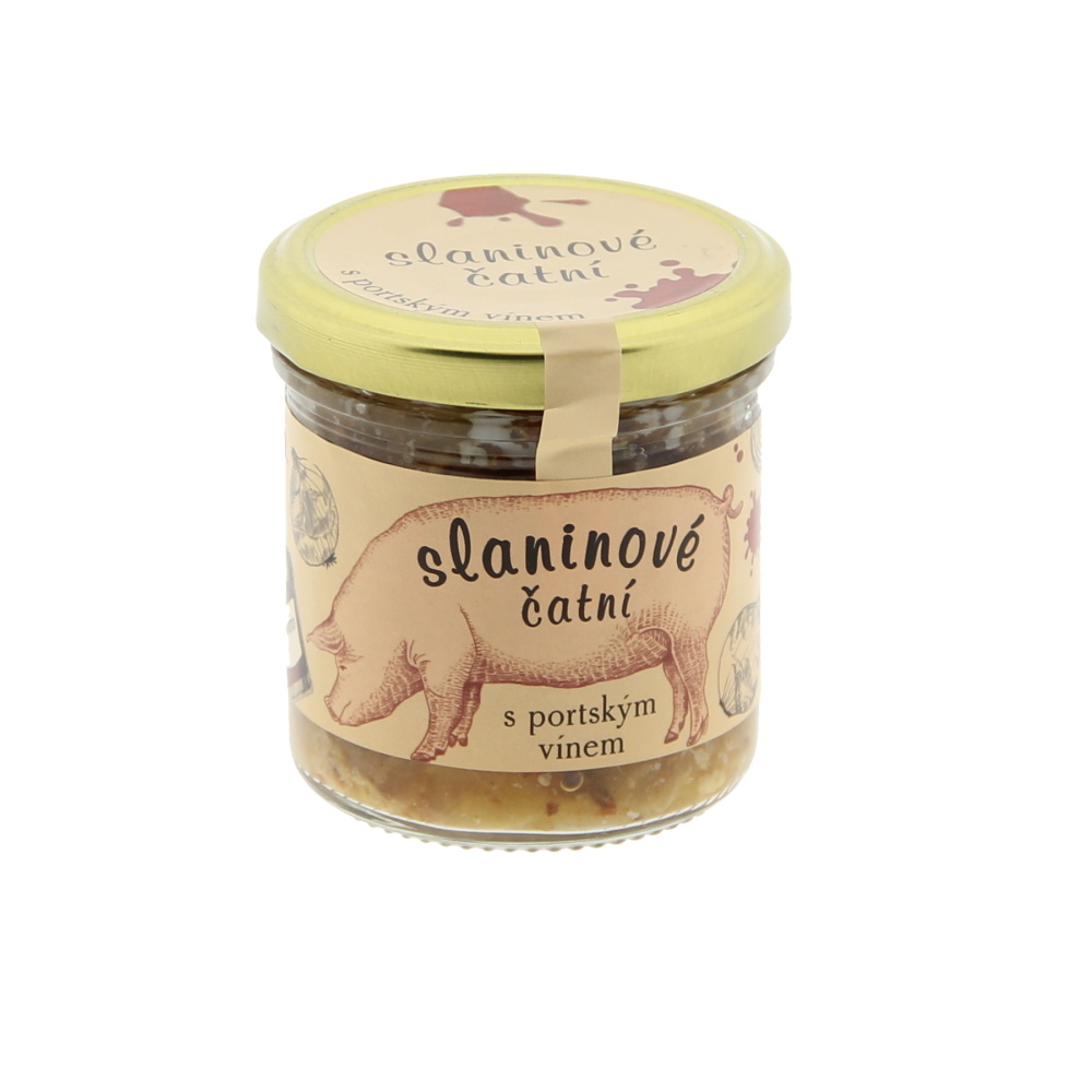 Masa a paštiky - Čatní slaninové s portským vínem 155g