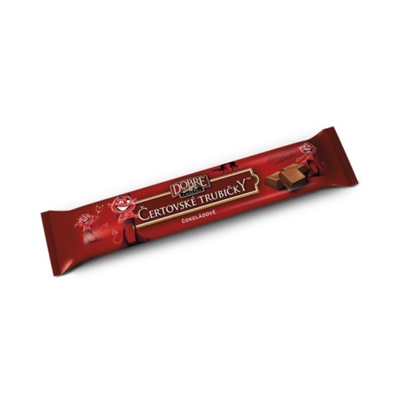 Sladké pochoutky - Čertovské trubičky čokoládové 38g