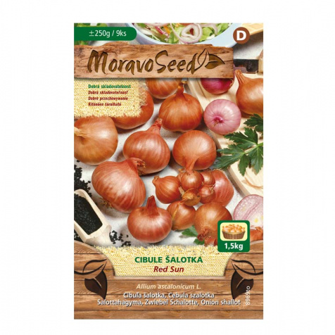 Osivo zeleniny - Cibule sazečka šalotka Red Sun (MS) 250g