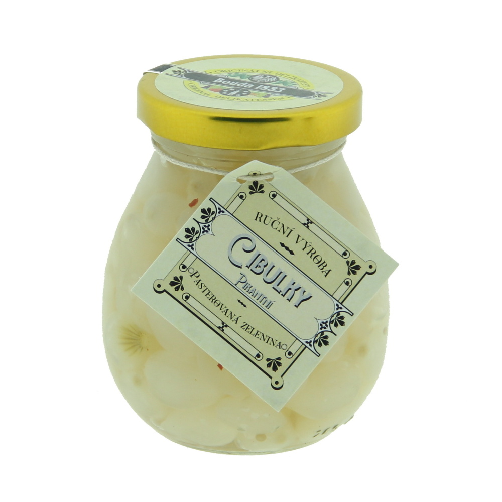 Zeleninové pochoutky - Cibulky nakládaná pikantní 250g