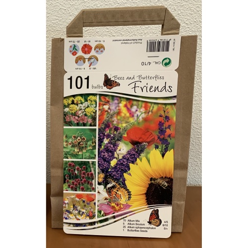 Cibuloviny - Cibuloviny směs BUTTERFLIES FRIENDS 101ks taška pro motýly
