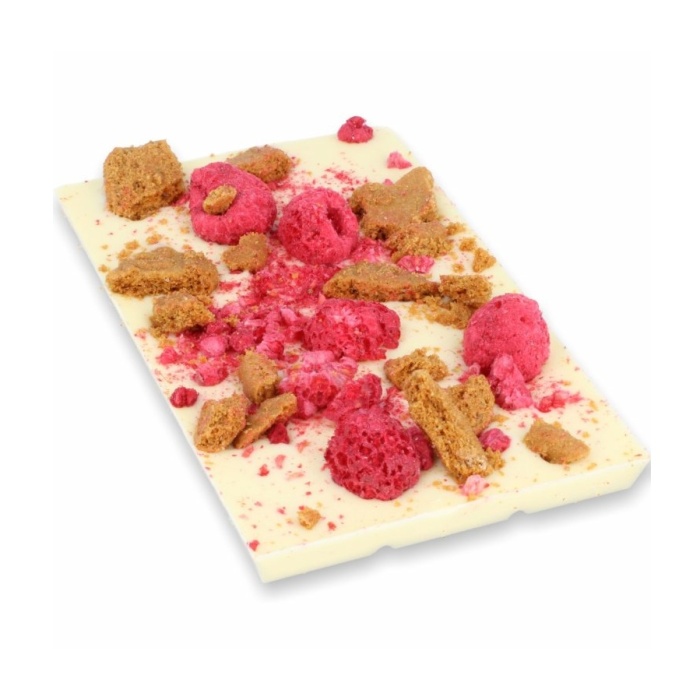 Čokoládové pochoutky - Čokoláda bílá maliny a speculoos CHOCOTOPIA 100g