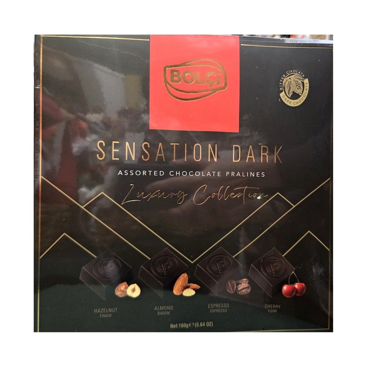 Čokoládové pochoutky - Čokoládové pralinky BOLCI Sensation Dark 160g