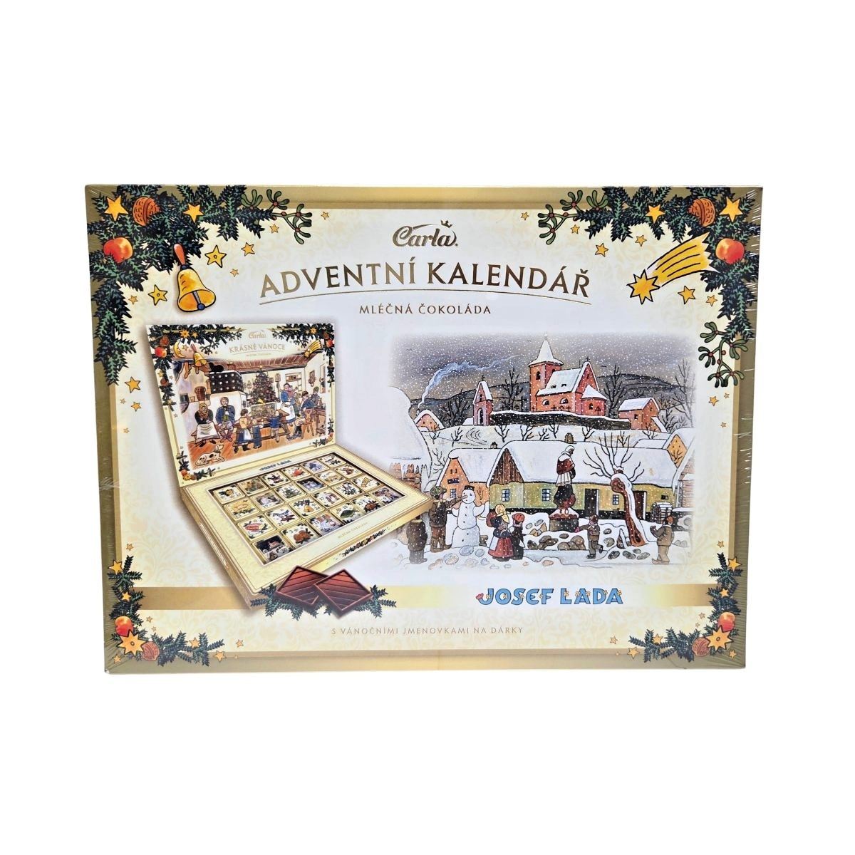 Čokoládové pochoutky - Čokoládový adventní kalendář LADOVY KRÁSNÉ VÁNOCE 120g