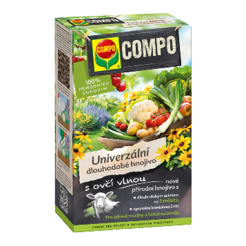 Hnojiva - COMPO BIO Hnojivo dlouhodobé univerzální+vlna 750g