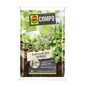 Substráty a mulče - COMPO BIO Substrát bylinky a výsev 5l