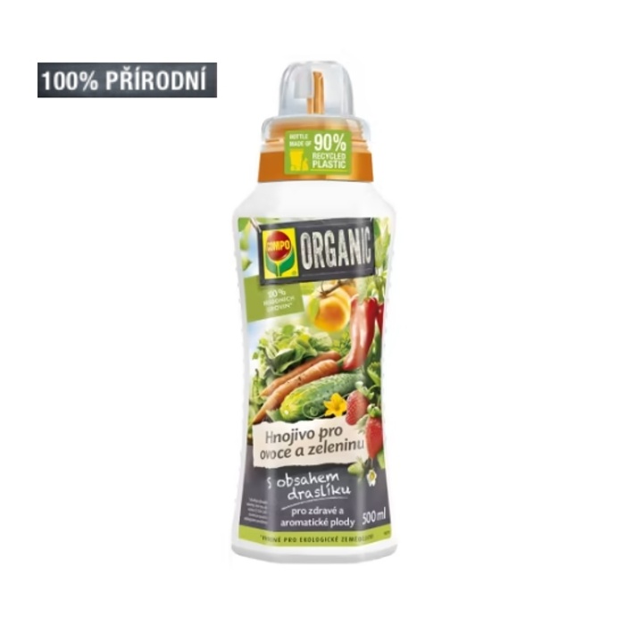 Hnojiva - COMPO ORGANIC Hnojivo tekuté pro ovoce a zeleninu 500ml