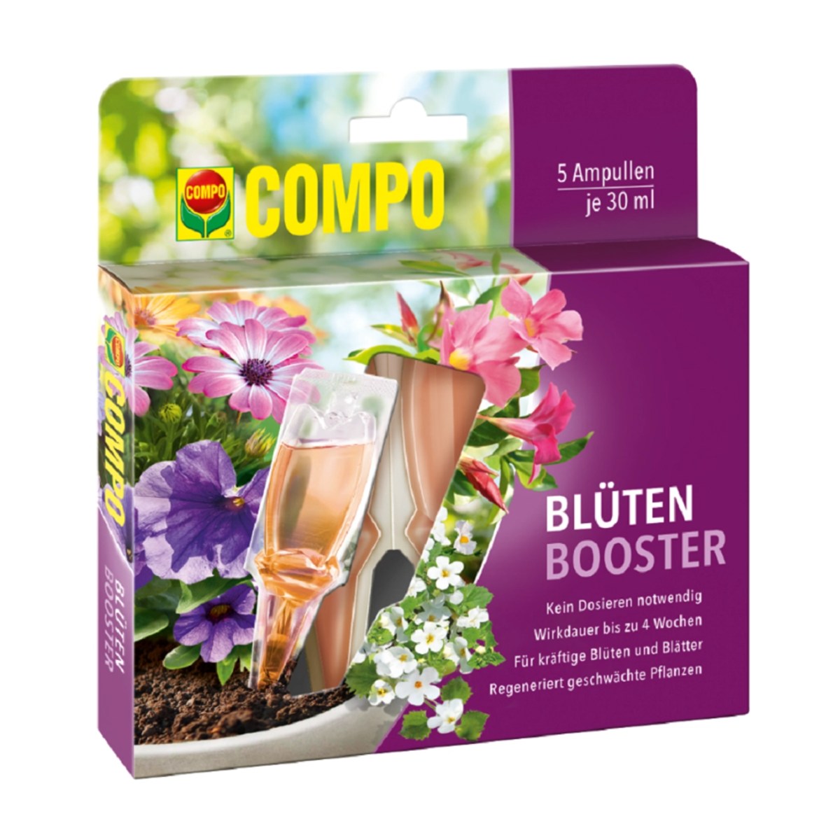 Kapalná hnojiva - COMPO Regenerační kůra pro květy 5ks