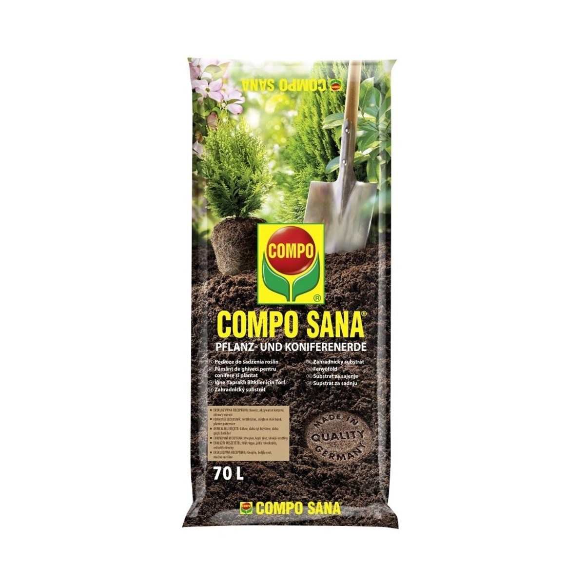 Substráty a mulče - COMPO SANA® Zahradnický substrát 70l