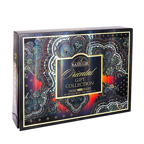 Nápoje - Dárková orientální kolekce čajů Basilur 60ks