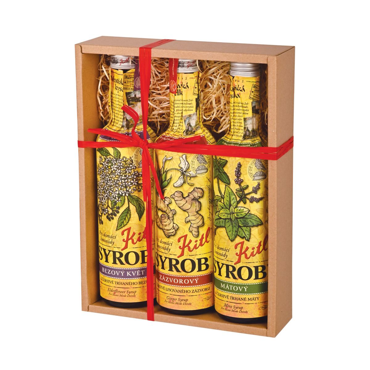 Sirupy, koncentráty, mošty - Dárková sada Kitl SYROB Bylinky 3ks