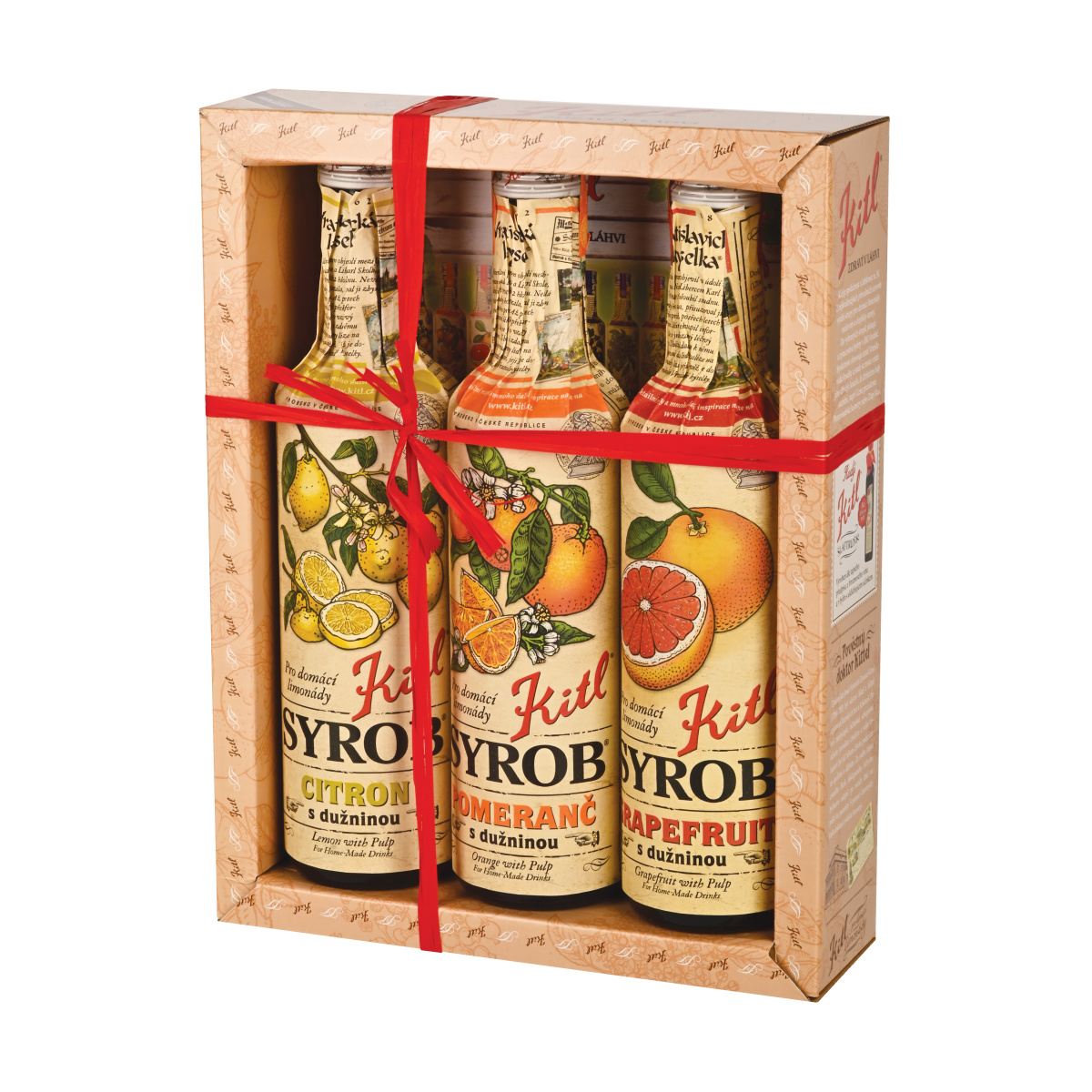 Sirupy, koncentráty, mošty - Dárková sada Kitl SYROB Citrusy 3ks