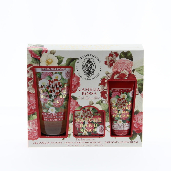 Dárková sada La Florentina CAMELIA ROSSA 3ks-0