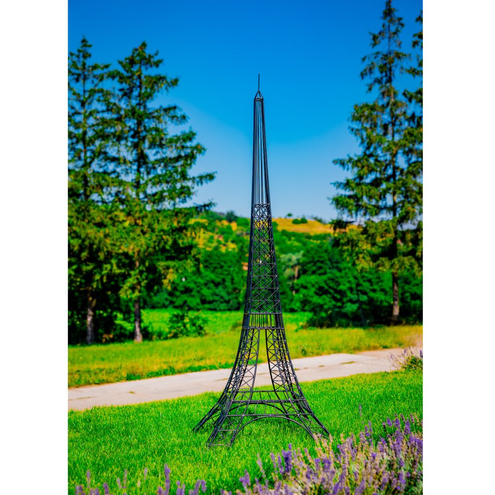 Dekorace Eiffelova věž kovová 210cm-0