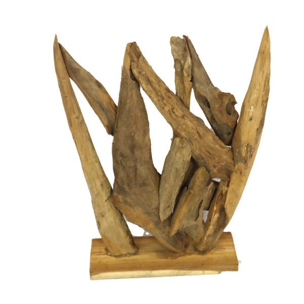 Dřevěné a proutěné dekorace - Dekorace teakové větve 65x45cm