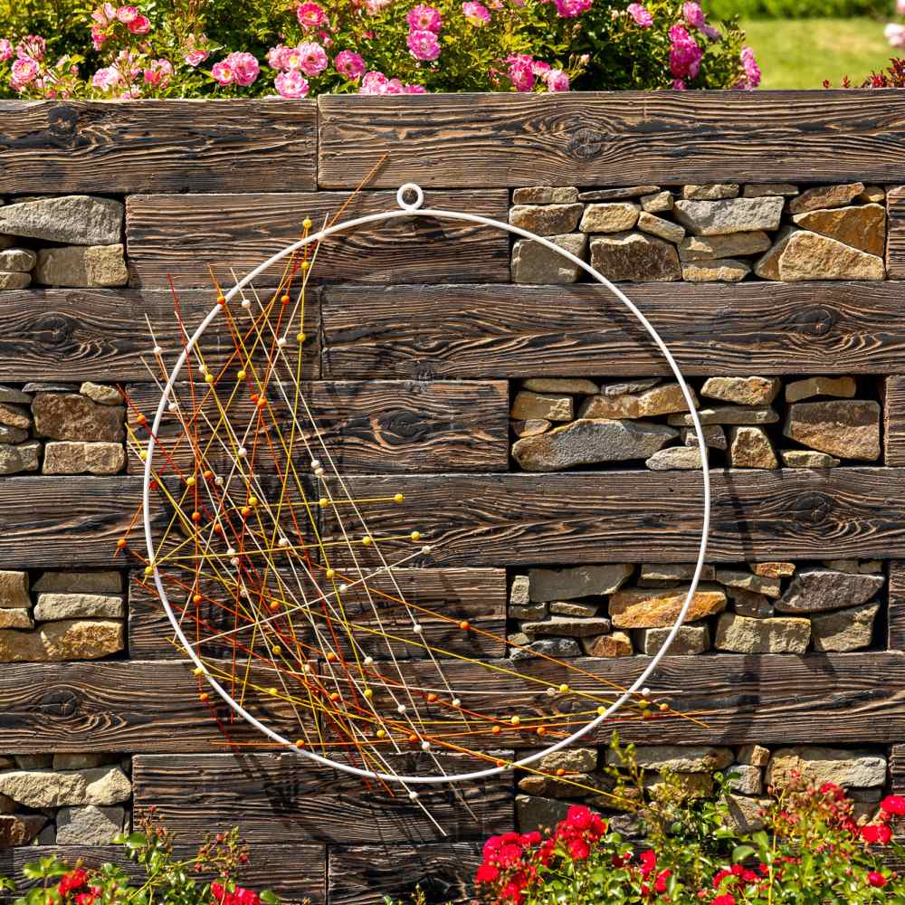 Dekorace závěsný kruh FORTESCUE kovový 30/50/70/90cm-2