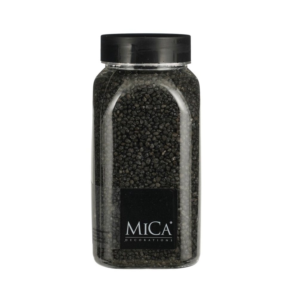 Dekorační kameny a písky - Dekorační granulát antracitový 650ml