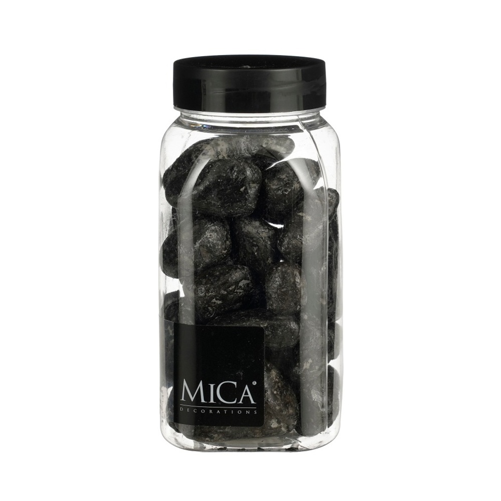 Dekorační kameny a písky - Dekorační kameny černé 650ml