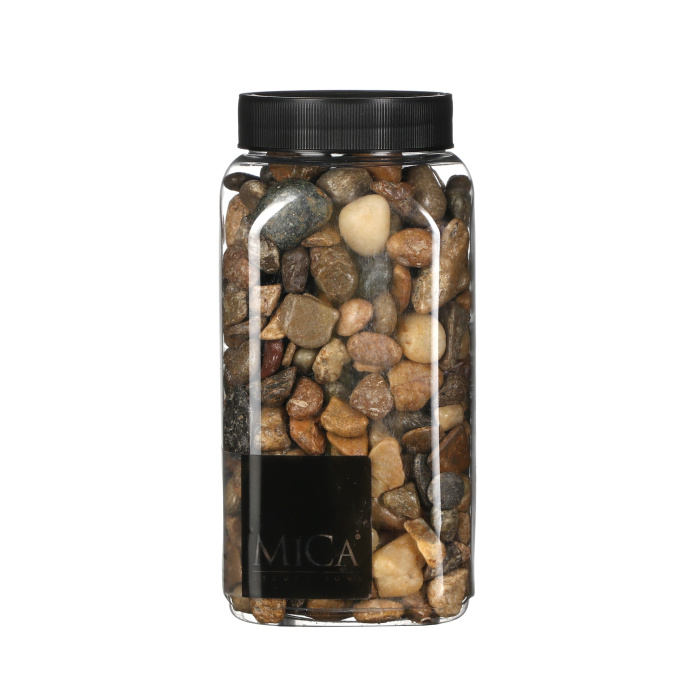 Aranžérské potřeby a materiály - Dekorační kameny hnědé 650ml