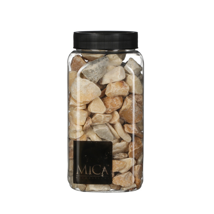 Aranžérské potřeby a materiály - Dekorační kameny sv.hnědé 650ml