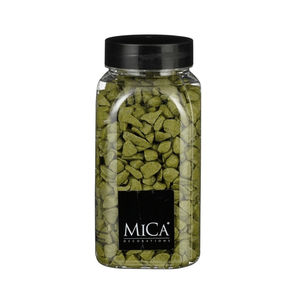 Dekorační kameny a písky - Dekorační kameny zelené 650ml