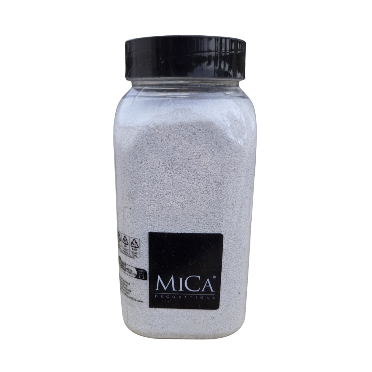 Dekorační kameny a písky - Dekorační písek bílý 650ml