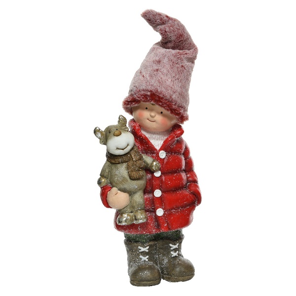 Dekorativní figurka dívka/chlapec – polyresin, 43–45 cm-0