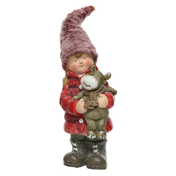 Dekorativní figurka dívka/chlapec – polyresin, 43–45 cm-1