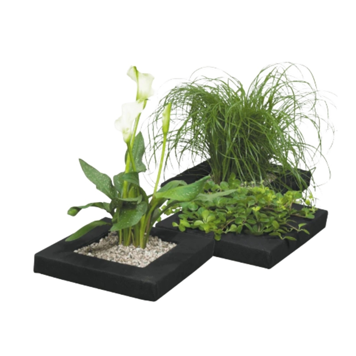 Deska plovoucí hranatá PLANT ISLAND polystyrenová 25x25cm-0
