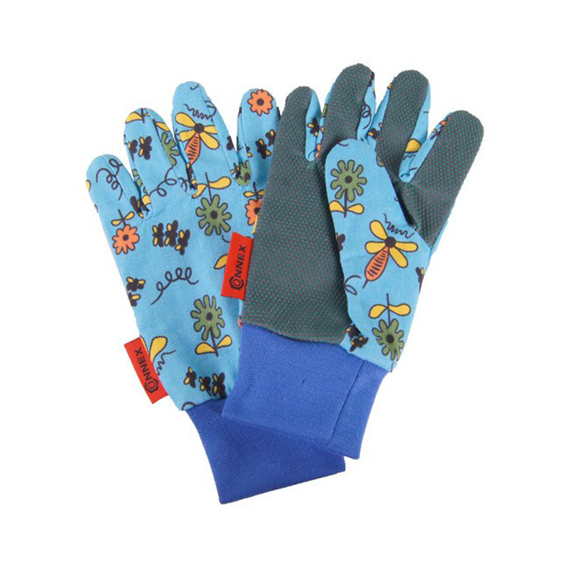 Dětské zboží - Dětské rukavice dekor květiny vel.5