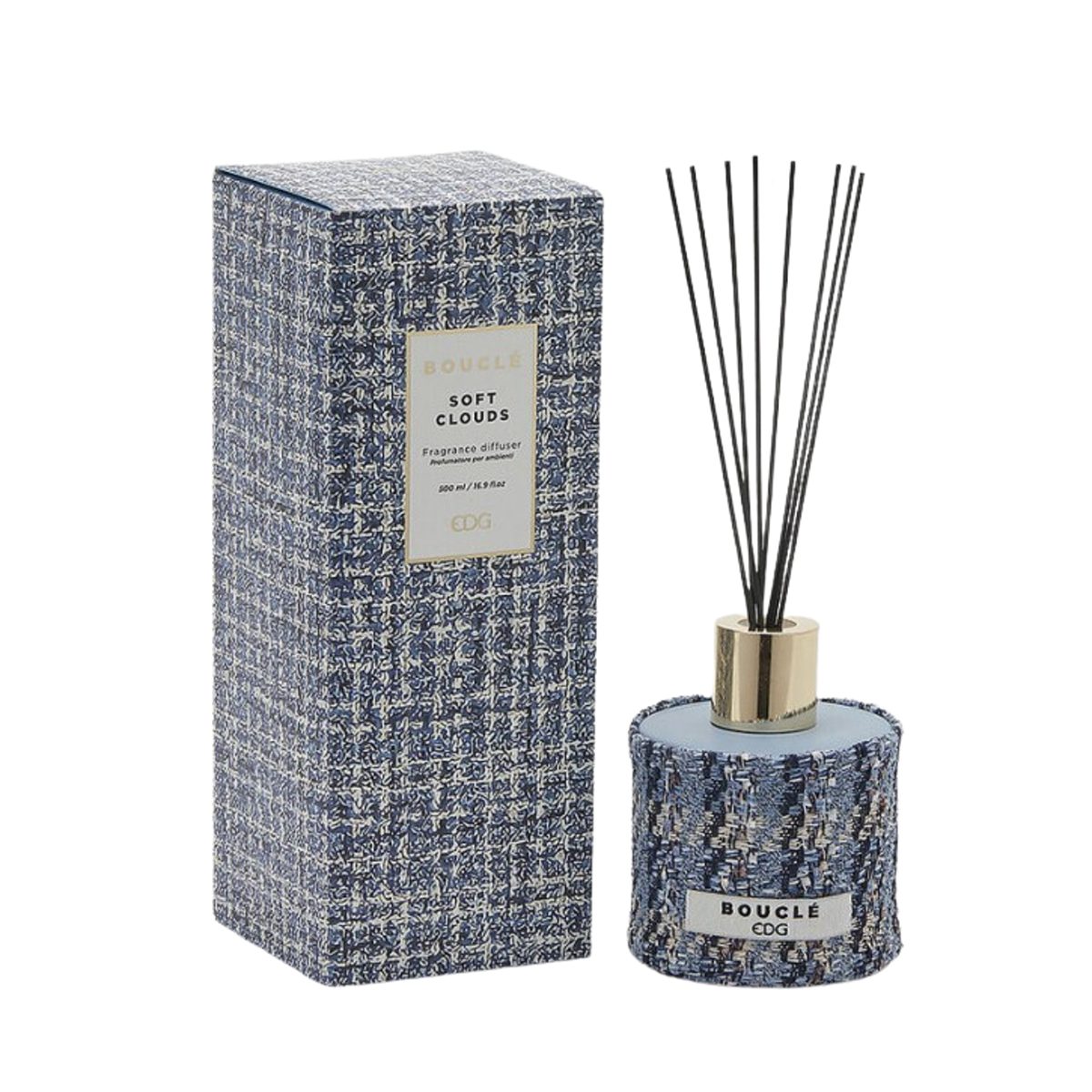 Difuzéry - Difuzér stébla BOUCLÉ Soft Clouds 500ml