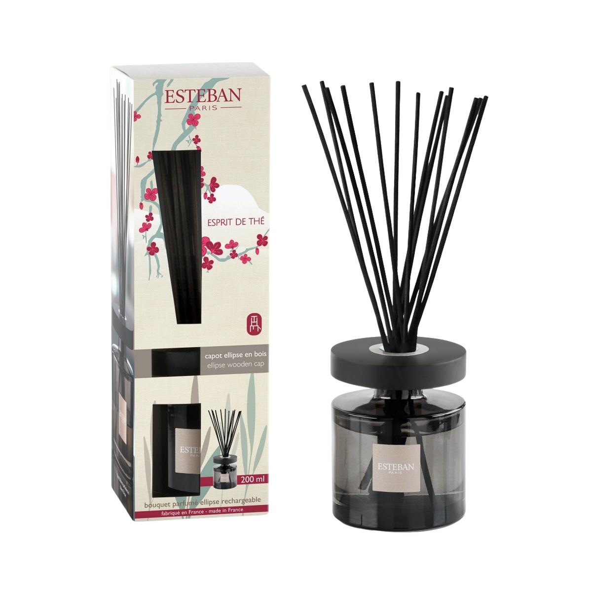 Difuzéry - Difuzér stébla ESTEBAN CLASSIC Esprit de Thé 200ml