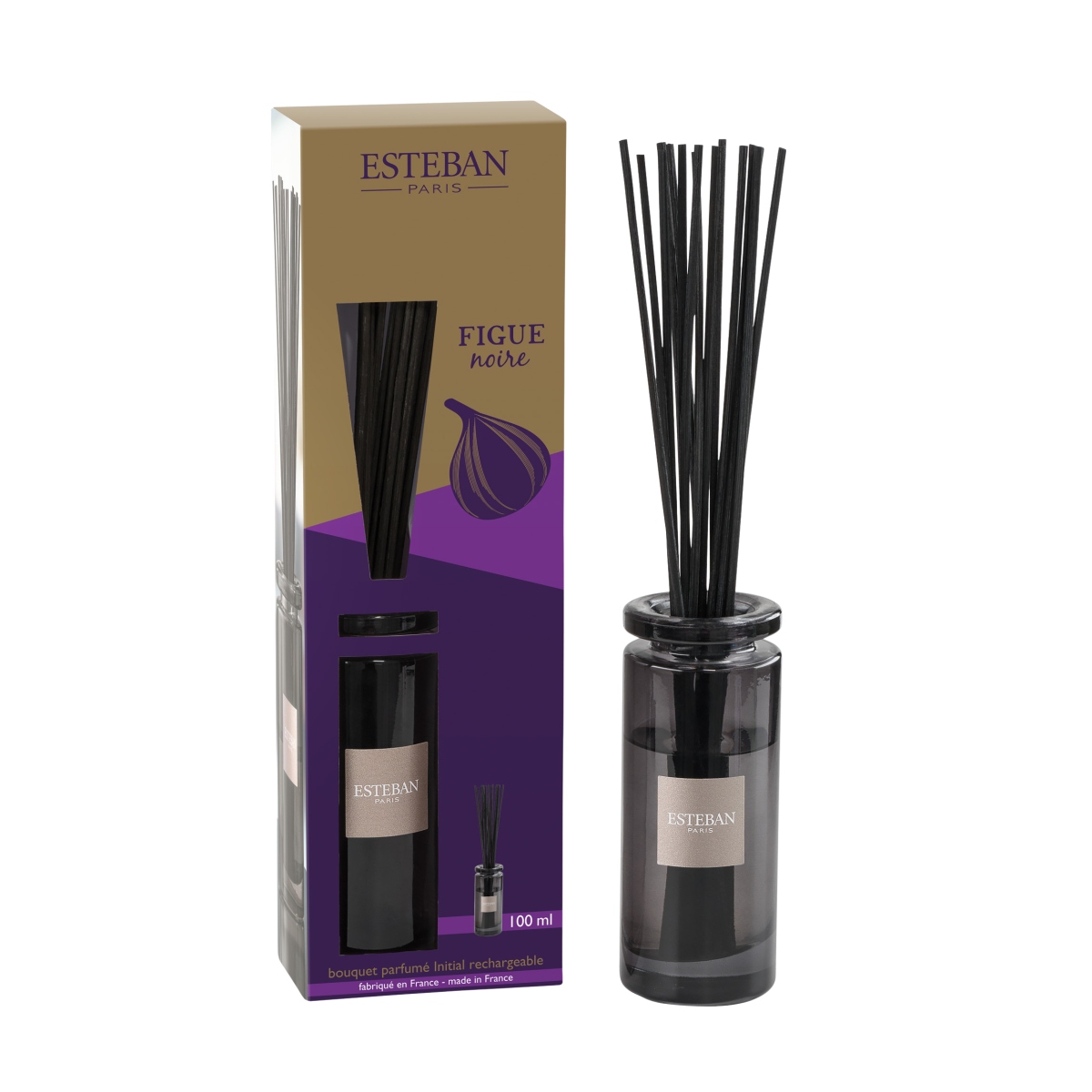 Difuzéry - Difuzér stébla ESTEBAN CLASSIC Figue Noire 100ml