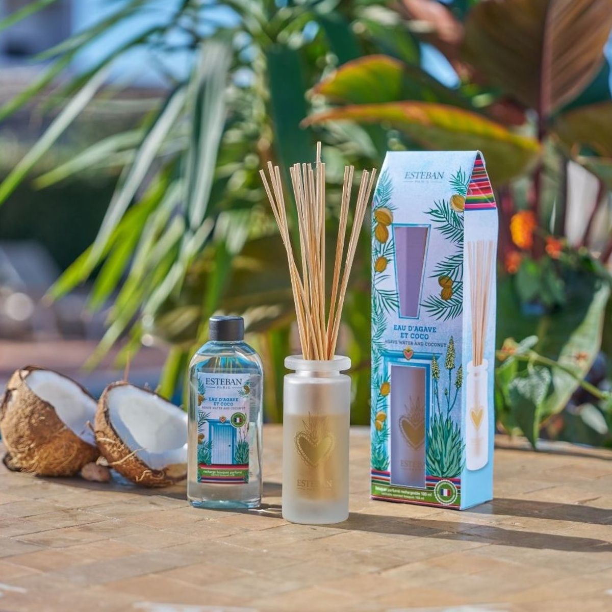 Difuzér stébla ESTEBAN NATURE Agave Water & Coconut 100ml-0