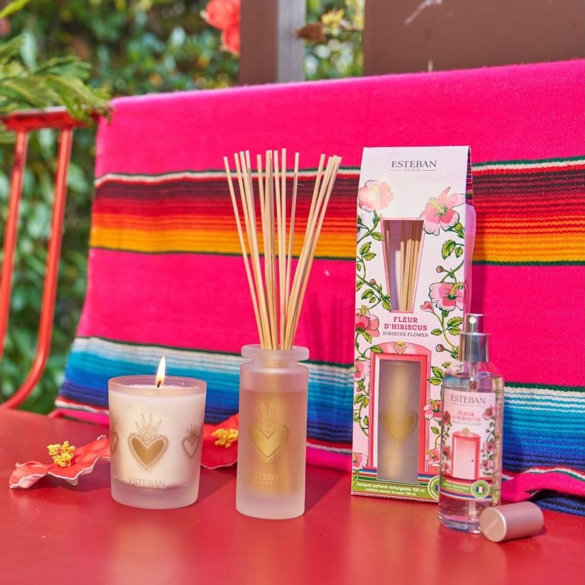 Difuzér stébla ESTEBAN NATURE Hibiscus Flower 100ml-0